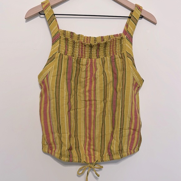Prana Leapfrog Stripe Little Palm Organic Cotton Cami - Picture 3 of 11